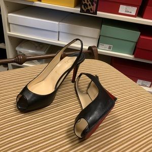Christian Louboutin Peep Toe Shoes